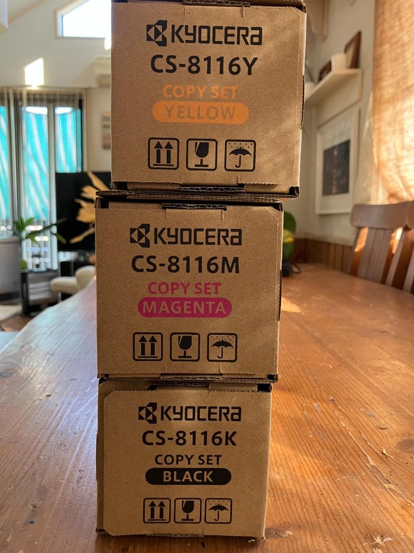 京セラトナーカートリッジ　純正新品　CS-8116 B M Y３本セット
