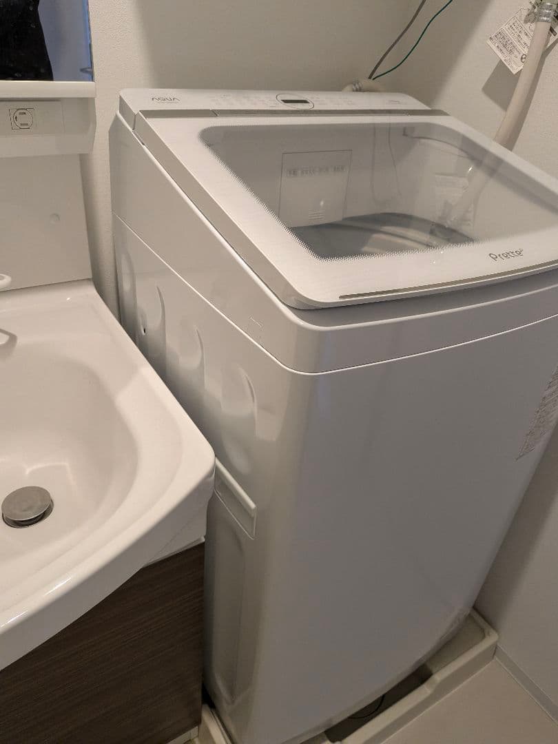 AQUA Prette 縦型洗濯機 本体 ホワイト