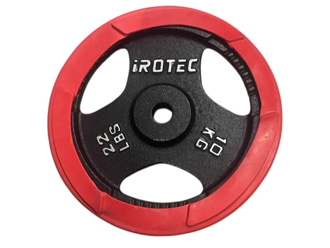 ○【美品】IROTEC アイロテック ラバープレート 10kg 2枚