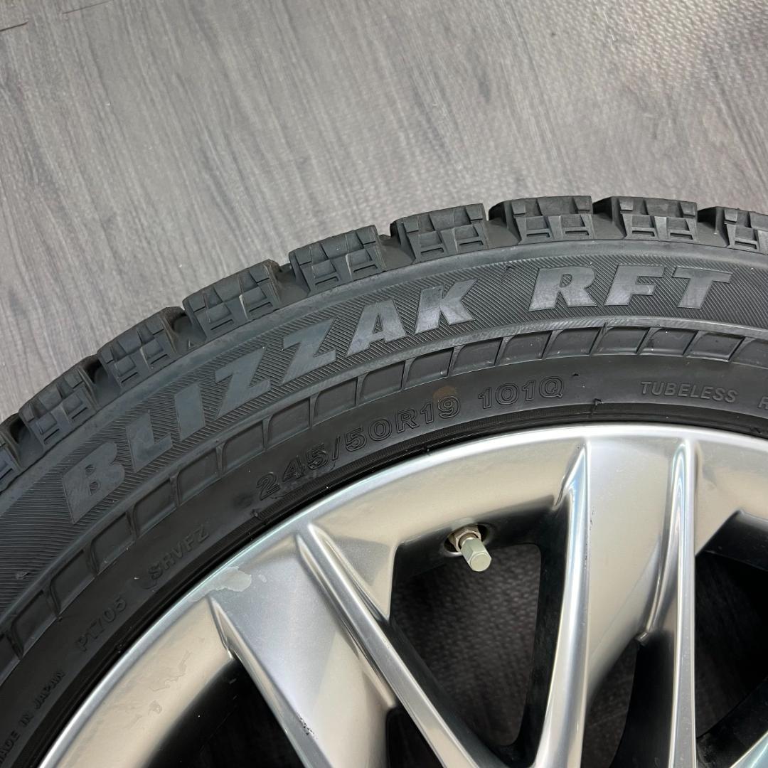 中古 純正LEXUS LS 5x120 245/50R19 冬タイヤ