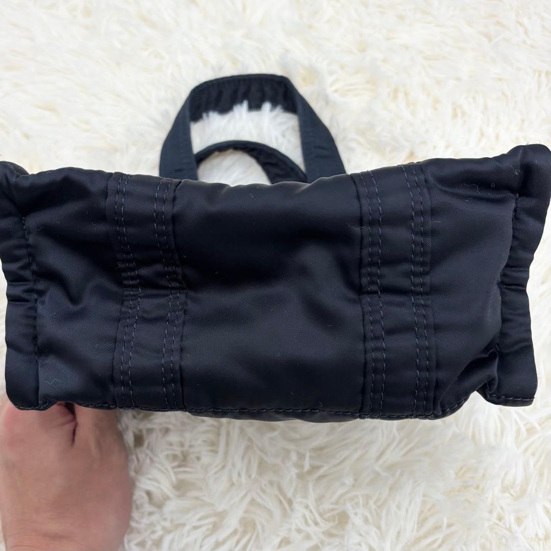 HEAD PORTER ネイビー ハンドバッグ ミニサイズ