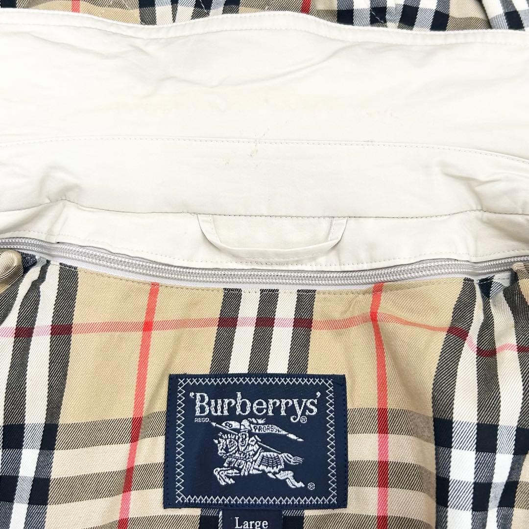Burberry フード付ダウンライナーコート ノバチェック メンズＬ　ベージュ