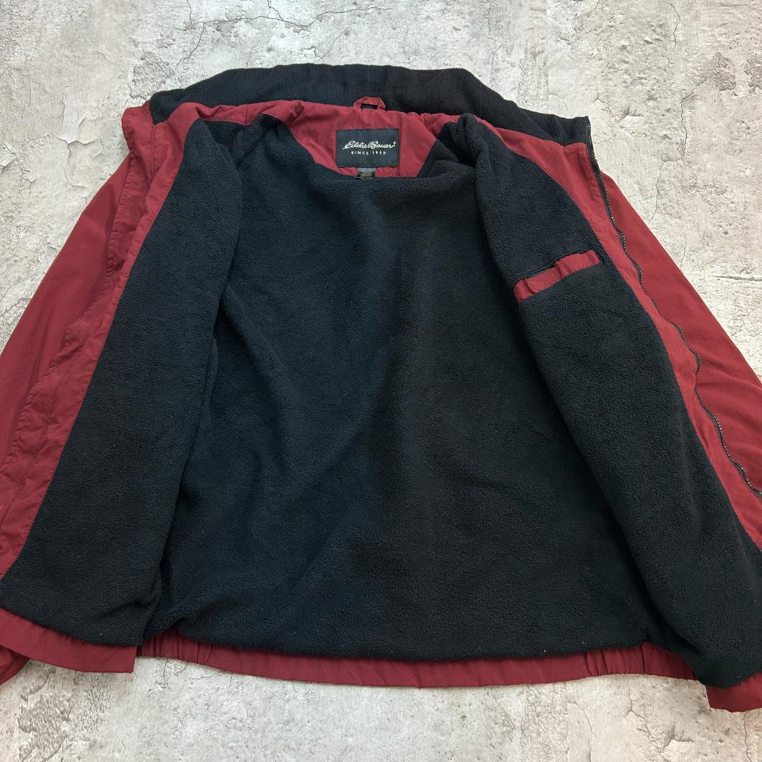 M*h様 エディーバウアー　ポーラテック　ウォームアップジャケット　古着　レッド