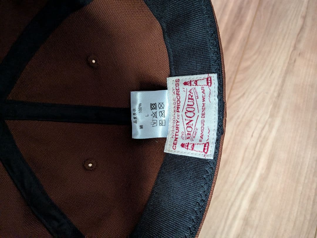 BONCOURA / ボンクラ　USNキャップ - ダック　color:ブラウン