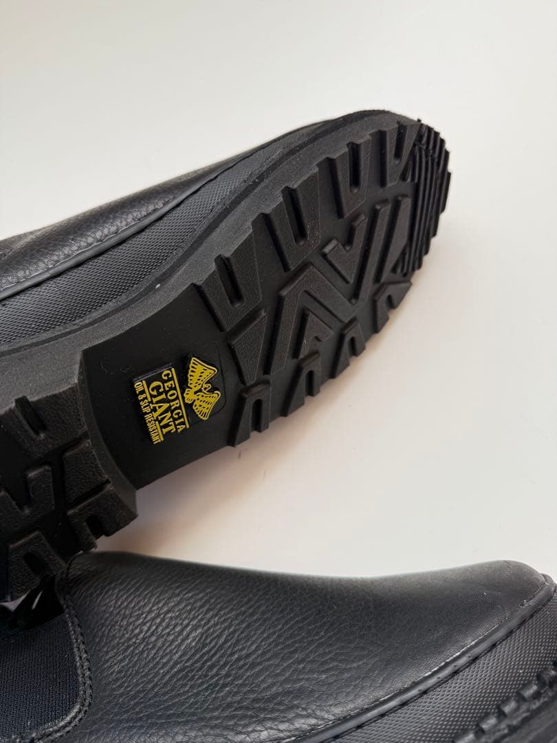 ia Boot ジャイアントロメオワークシューズ サイドゴア ブラック