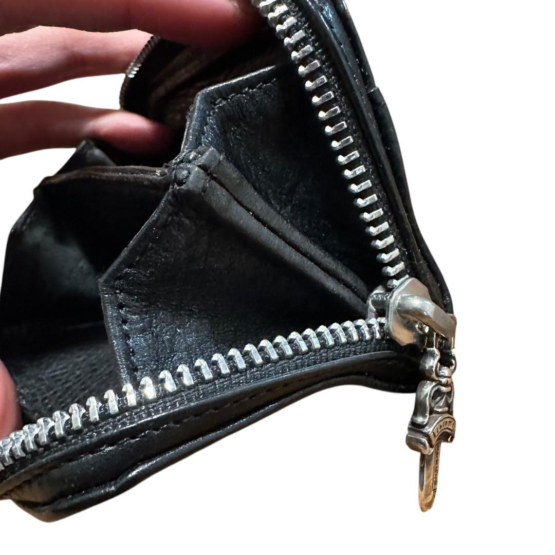 【正規品】Chrome Hearts COIN CASE ROUND ZIP