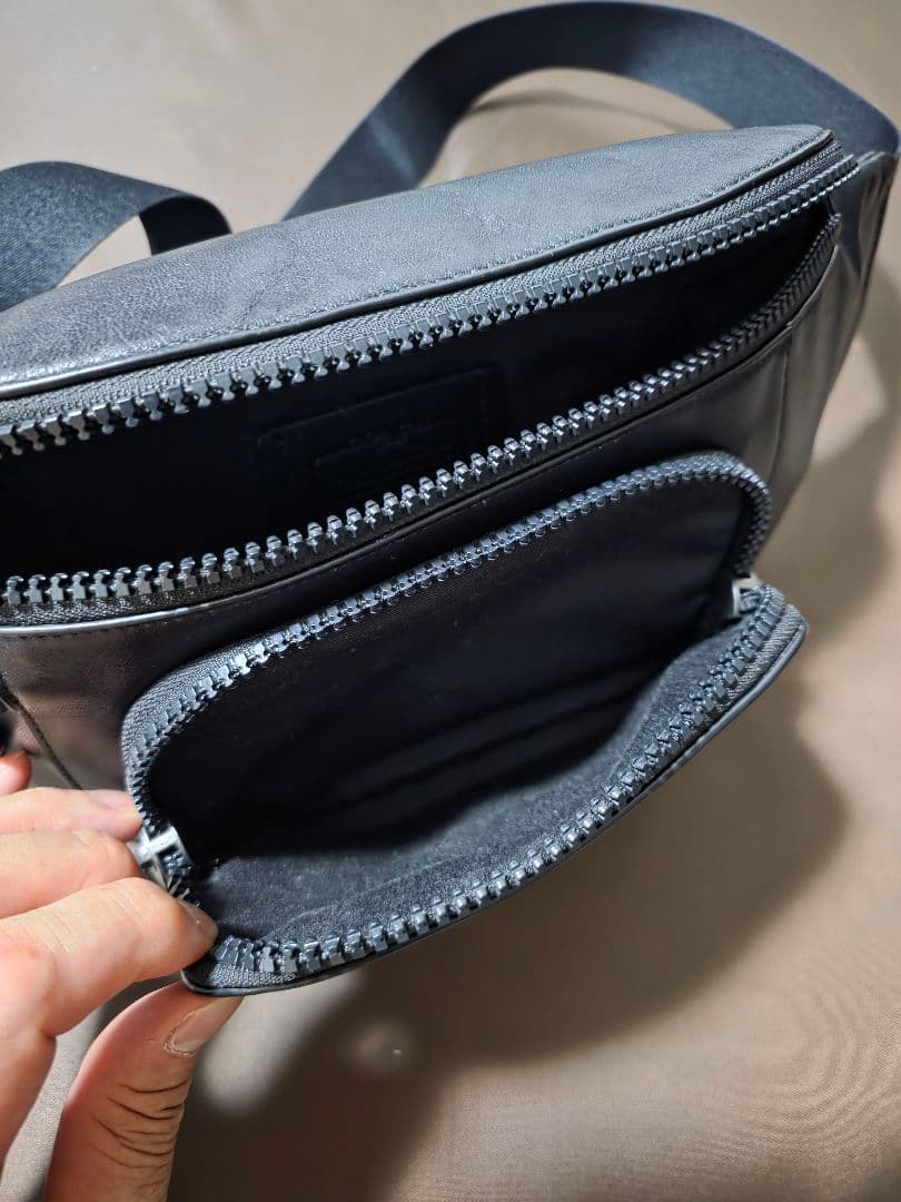 ☆ コーチ COACH ウエストバッグ ボディバッグ 黒