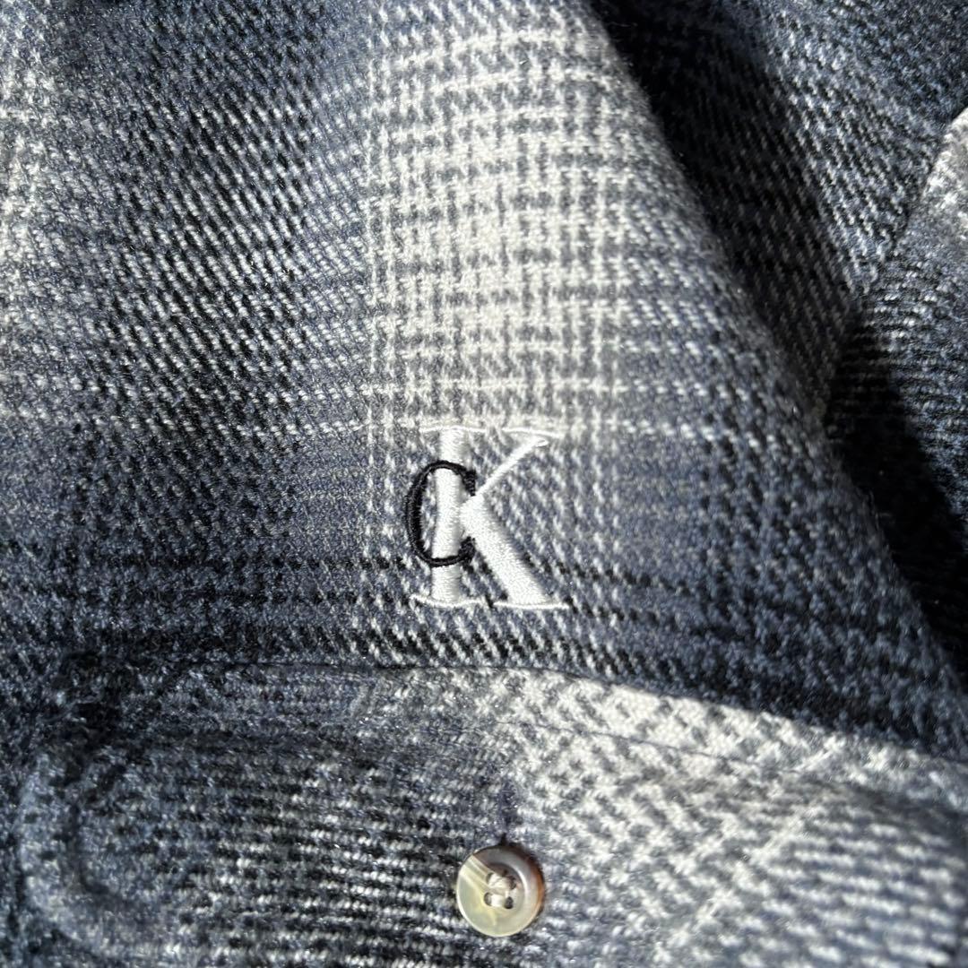 トップス 90s vintage   ombre check y2k