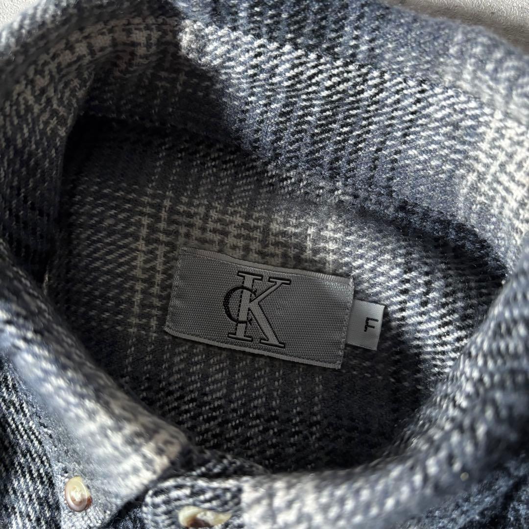 トップス 90s vintage   ombre check y2k