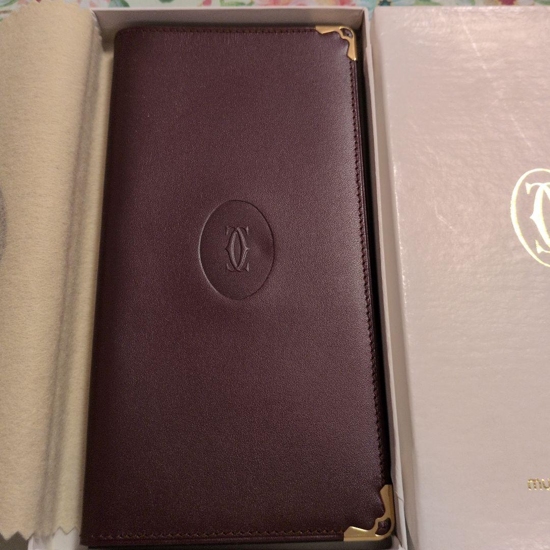 新品　カルティエ レザー 長財布