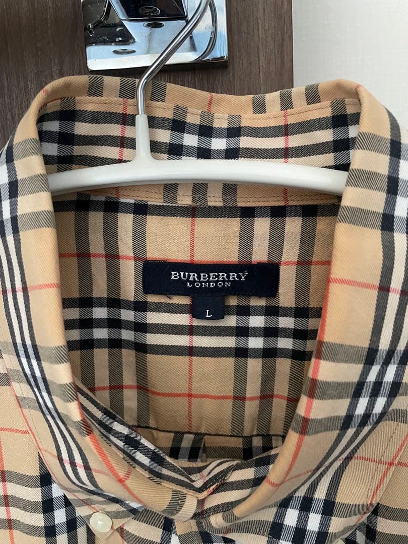 BURBERRY チェック柄 長袖シャツ L ノバチェック