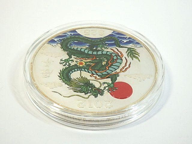 2012年 クック諸島 昇龍 25ドル 5oz銀貨