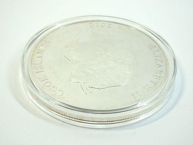 2012年 クック諸島 昇龍 25ドル 5oz銀貨