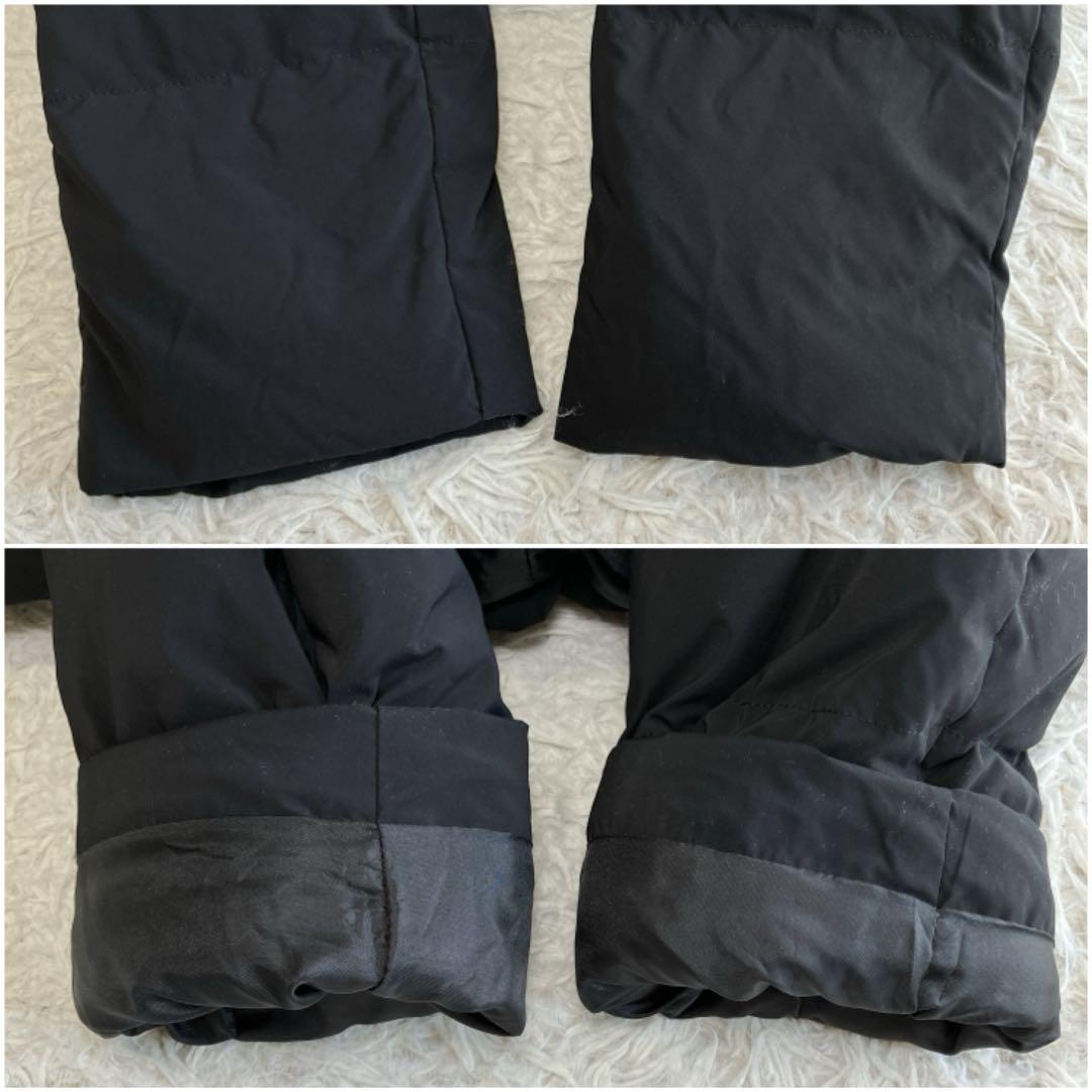 美品 クレージュ ダウンコート ダウンジャケット ロゴプレート ブラック 38