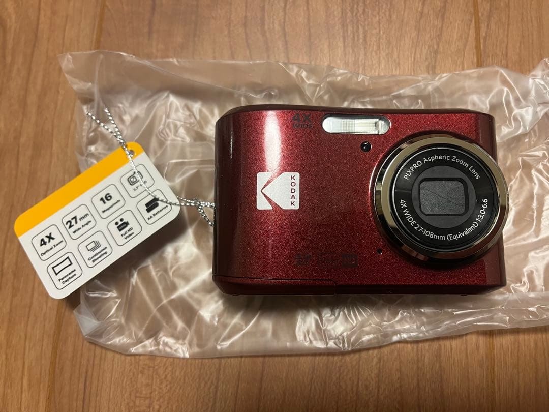 KODAK PIXPRO FZ45 デジタルカメラ レッド