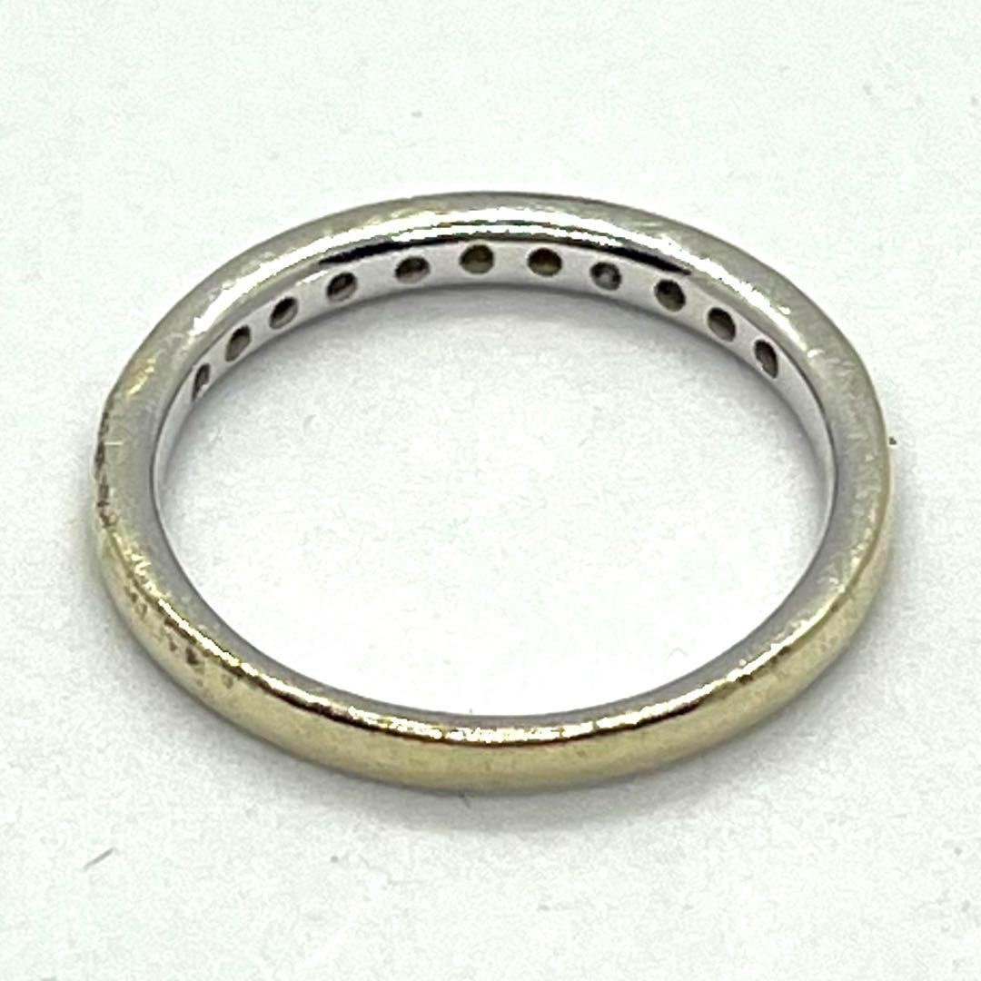 4°C K10 10金 ピンキーリング 2.5号 ダイヤモンド11pcs