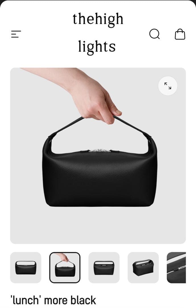 新品未使用ステッカー付thehighlights lunch bagザハイライツ