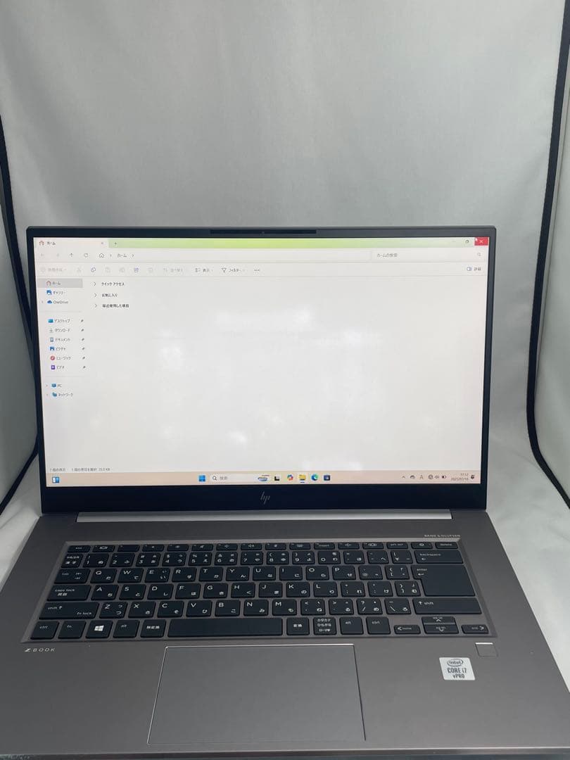 その他ノートPC本体 HP ZBook Studio G7 mobile i7-10850H 1TB