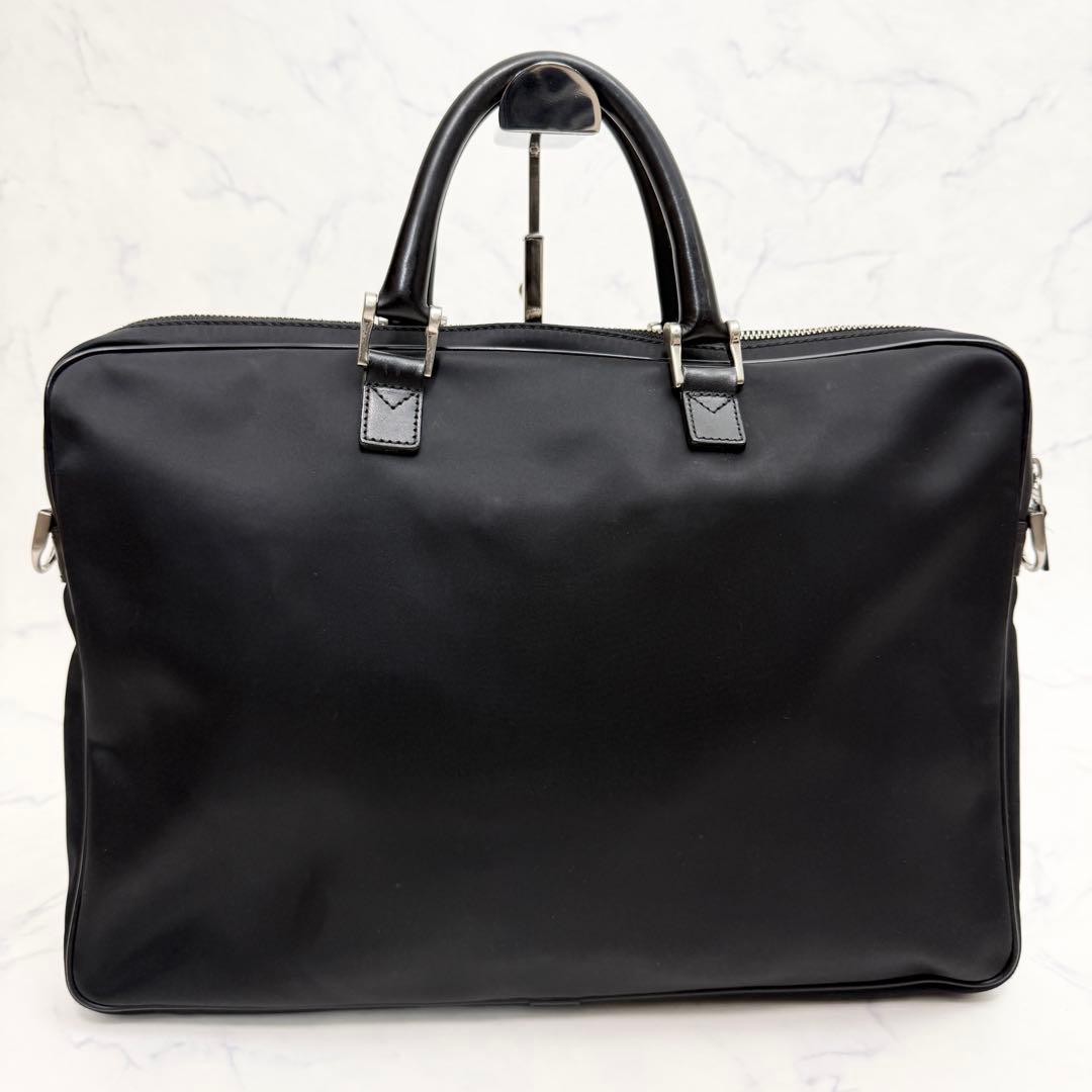 ☆極美品☆ BURBERRY ビジネスバッグ　ブラック　2way ノバチェック