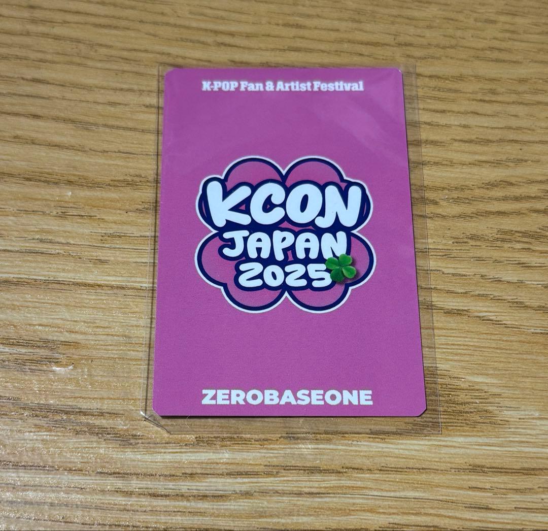 zb1 ジャンハオ　kcon 2025 mdオンライン特典トレカ