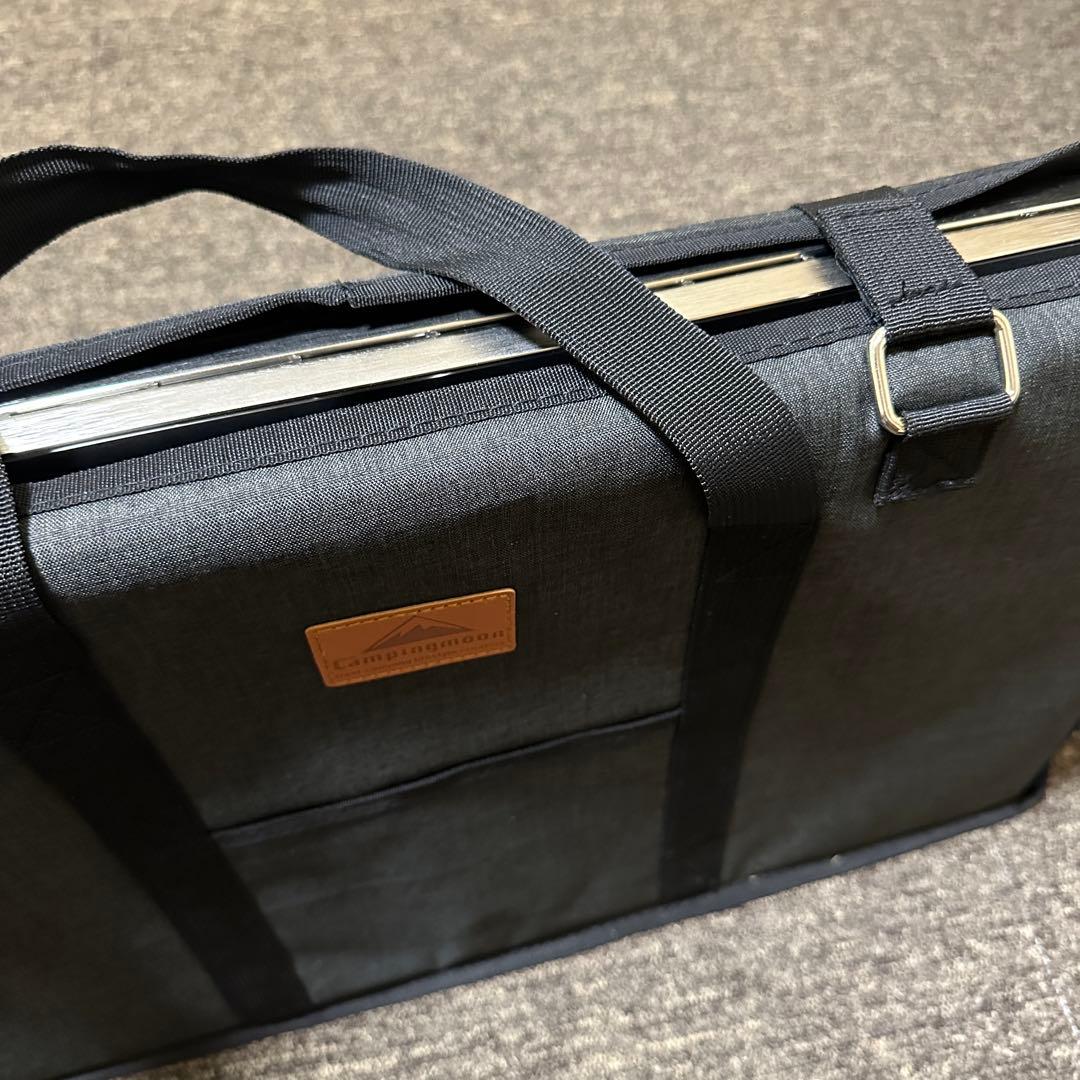 キャンピングムーン(CAMPING MOONステンレス製キャンプ折り畳みテーブル