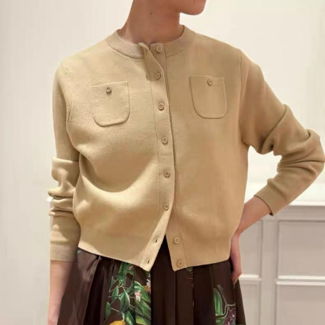 【みっこ　新品タグ付】CABaNキャバン　 カーディガン　カシミヤXS