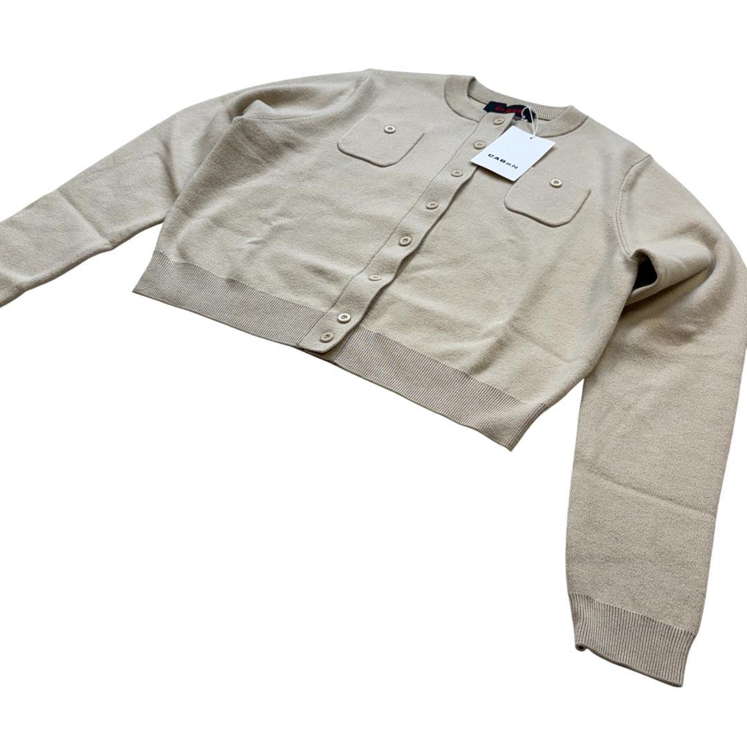 【みっこ　新品タグ付】CABaNキャバン　 カーディガン　カシミヤXS