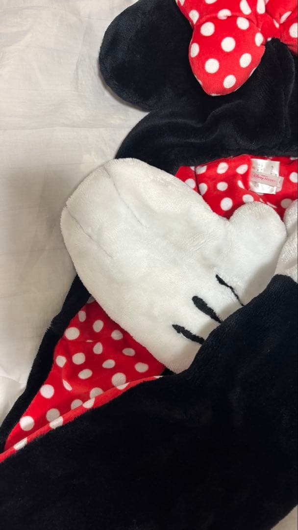 ミニー マフラーキャップ ディズニー
