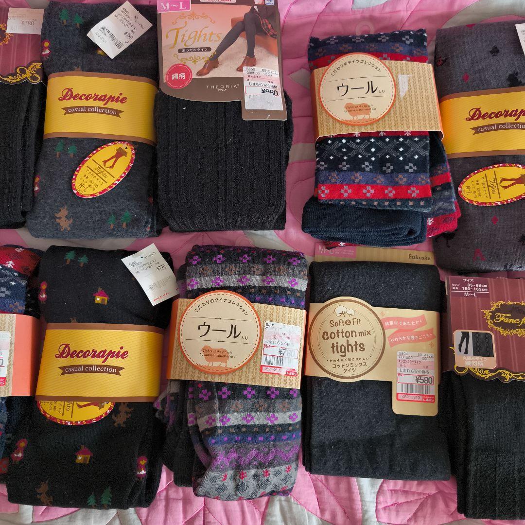 タイツにレギンス19足新品おまとめです。