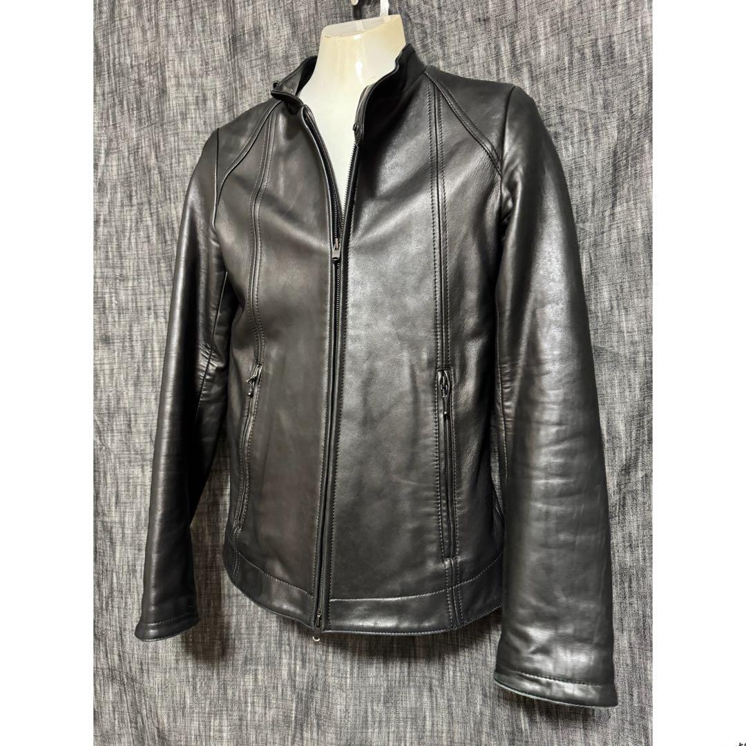 定価97900円 GalaabenD riri ラムレザー ライダースジャケット