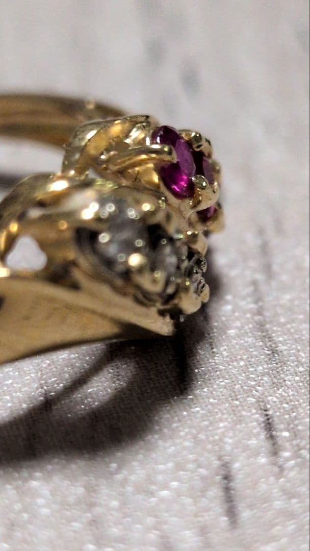 18金　　リング　　鑑定済