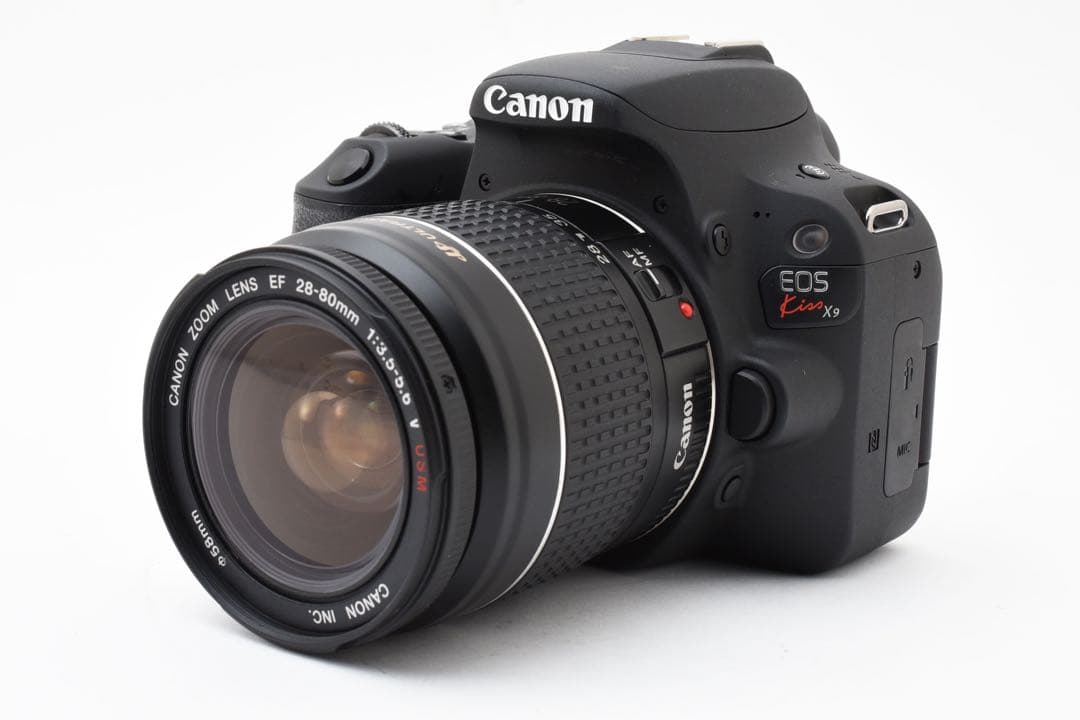 保証付き/一眼レフカメラ/canon kiss x9標準レンズセット