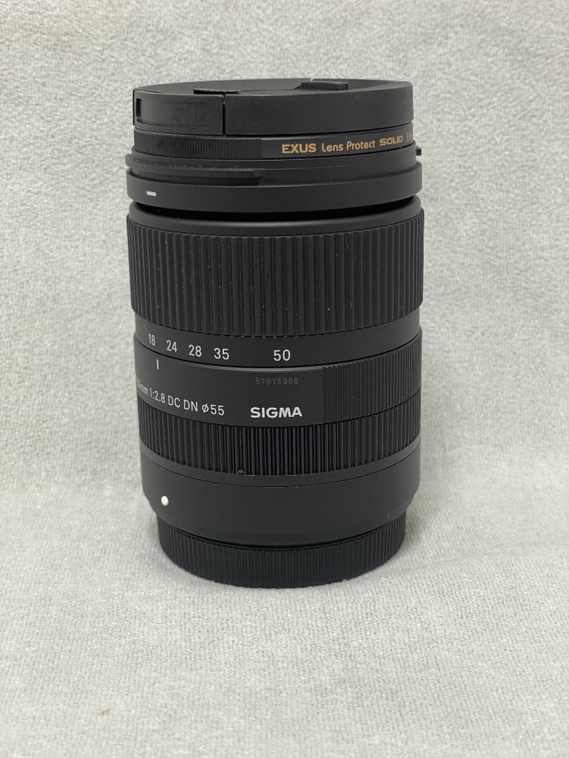 【美品】SIGMA 18-50mm f2.8 DC DN Xマウント　フィルタ付