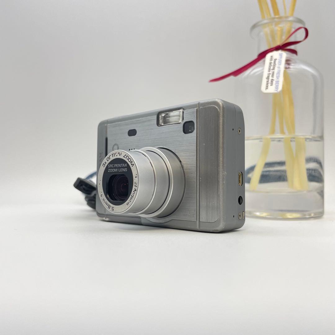 スマホ転送OK✨PENTAX Optio S30✨動作確認済 単三電池 可愛い♪