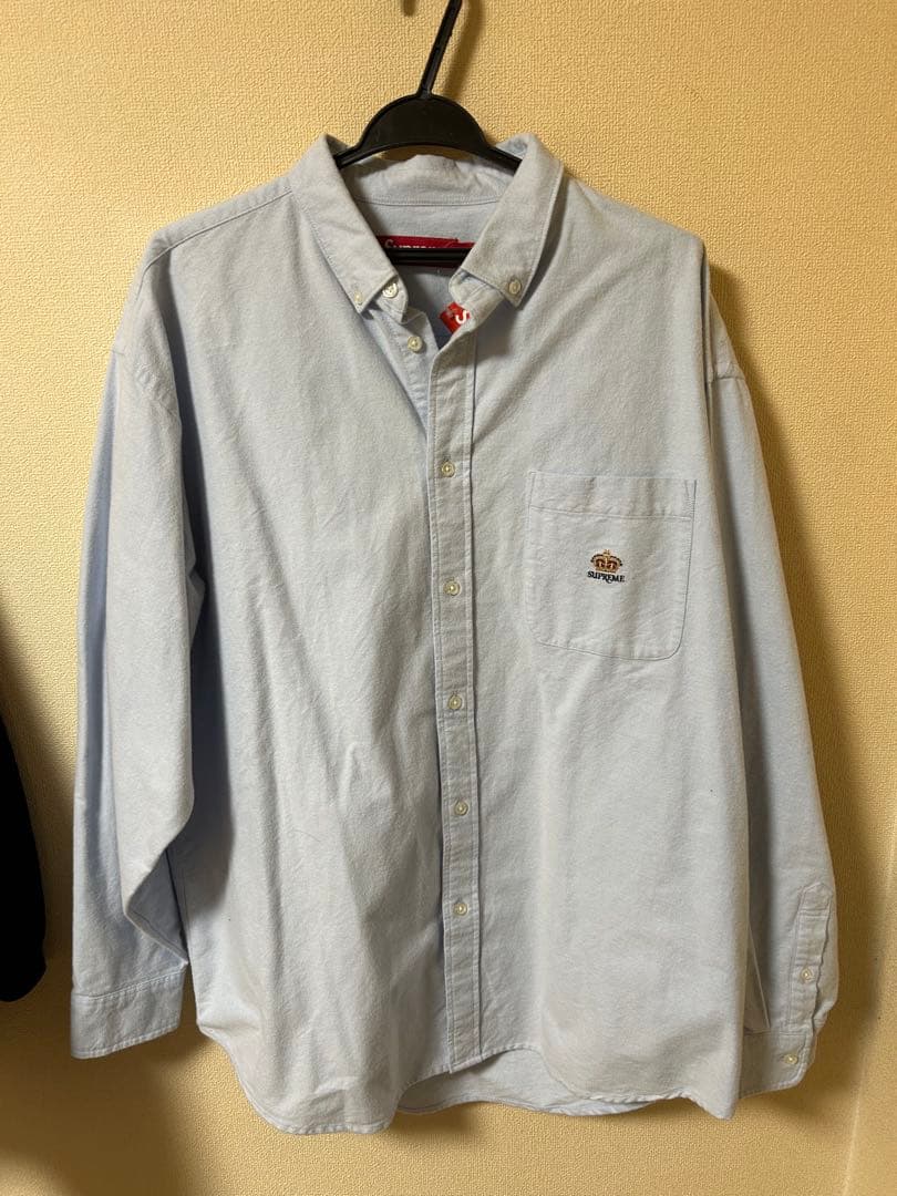 新品Supreme Loose Fit Flannel OxfordShirtL