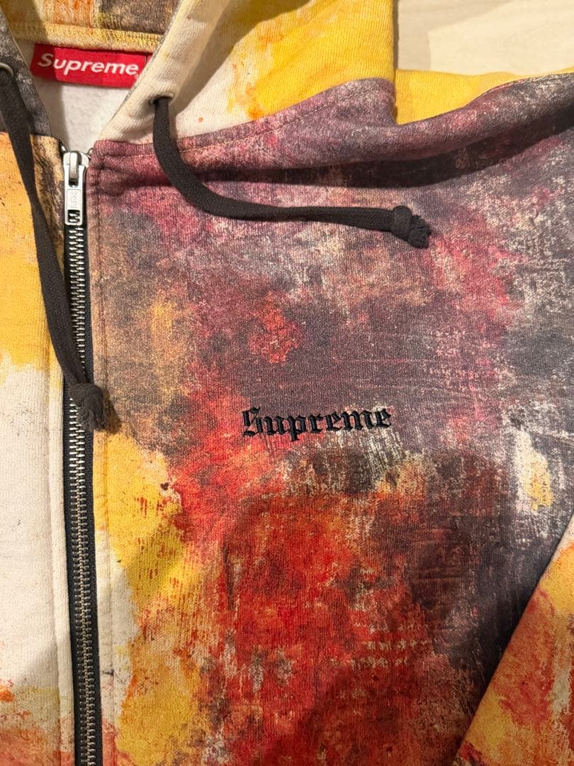 「即完」Supreme 22AW Fire Zip Up Hooded