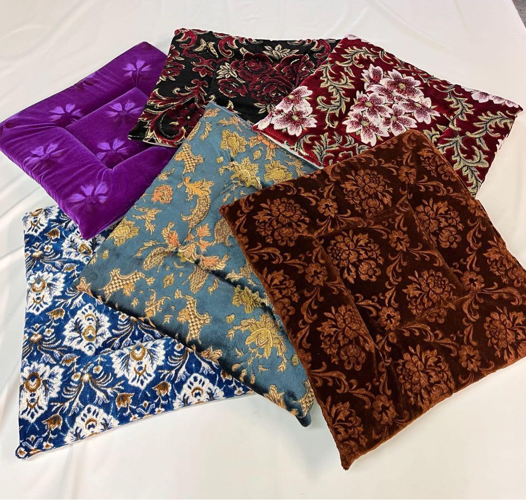 【国産新品】金華山　ローレルブラウン　座布団(シートクッション)