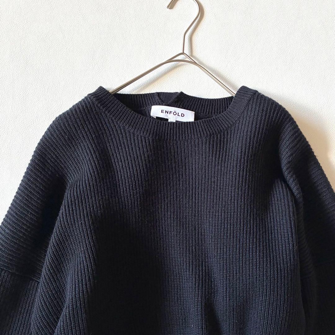 極美品✨エンフォルド　近年モデル　レイヤードニット　2点セット　アシンメトリー