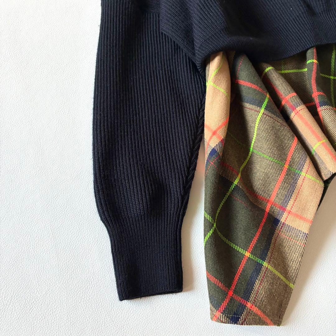 極美品✨エンフォルド　近年モデル　レイヤードニット　2点セット　アシンメトリー