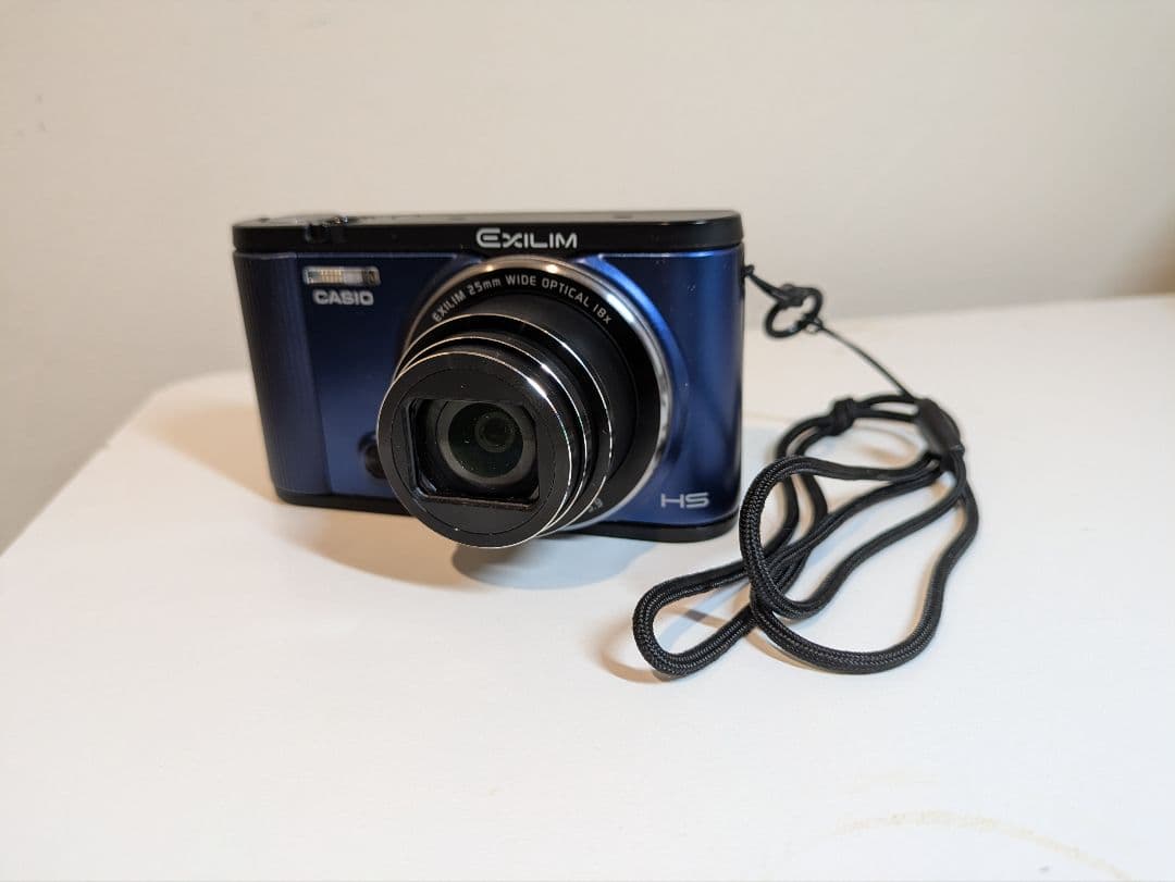 【美品】デジタルカメラ CASIO EXILIM EX-ZR1600 ブルー