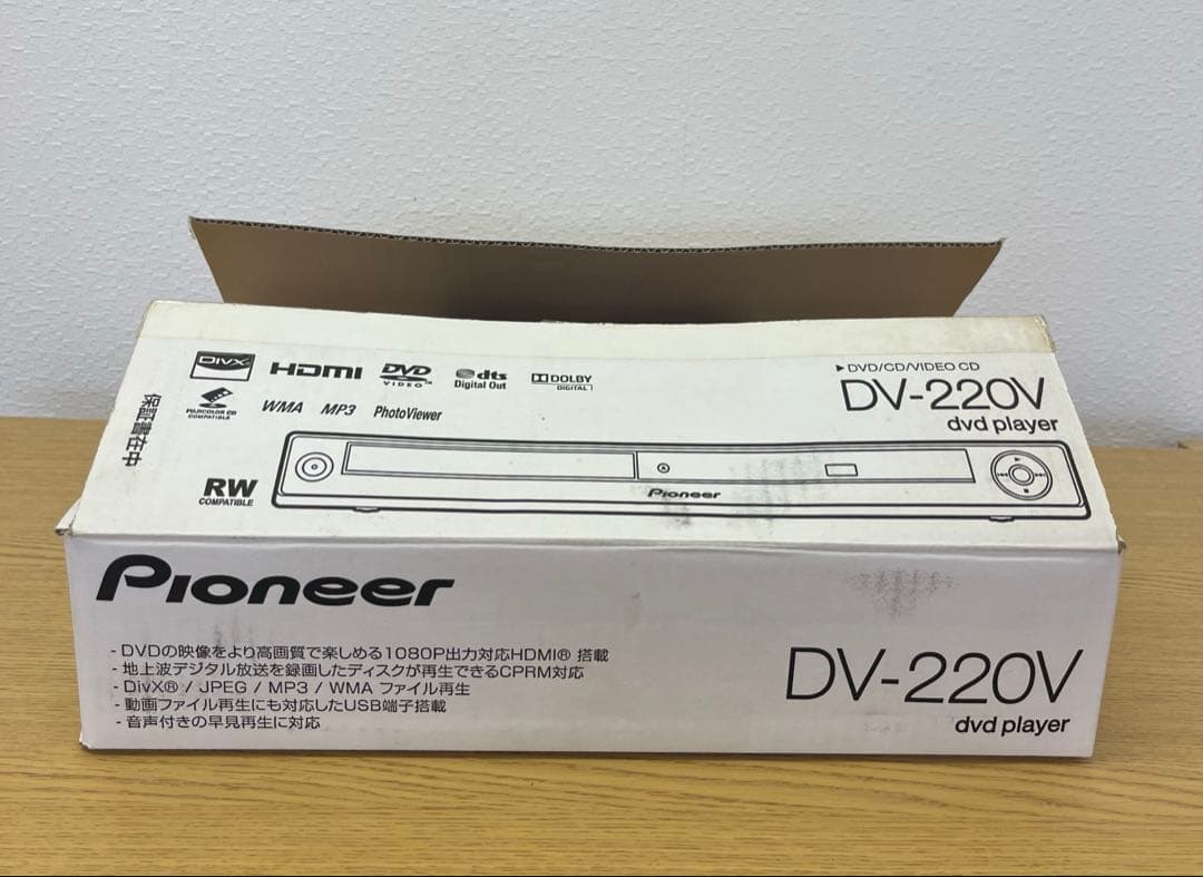 【新品　未使用品】Pioneer DV-220V DVDプレーヤー