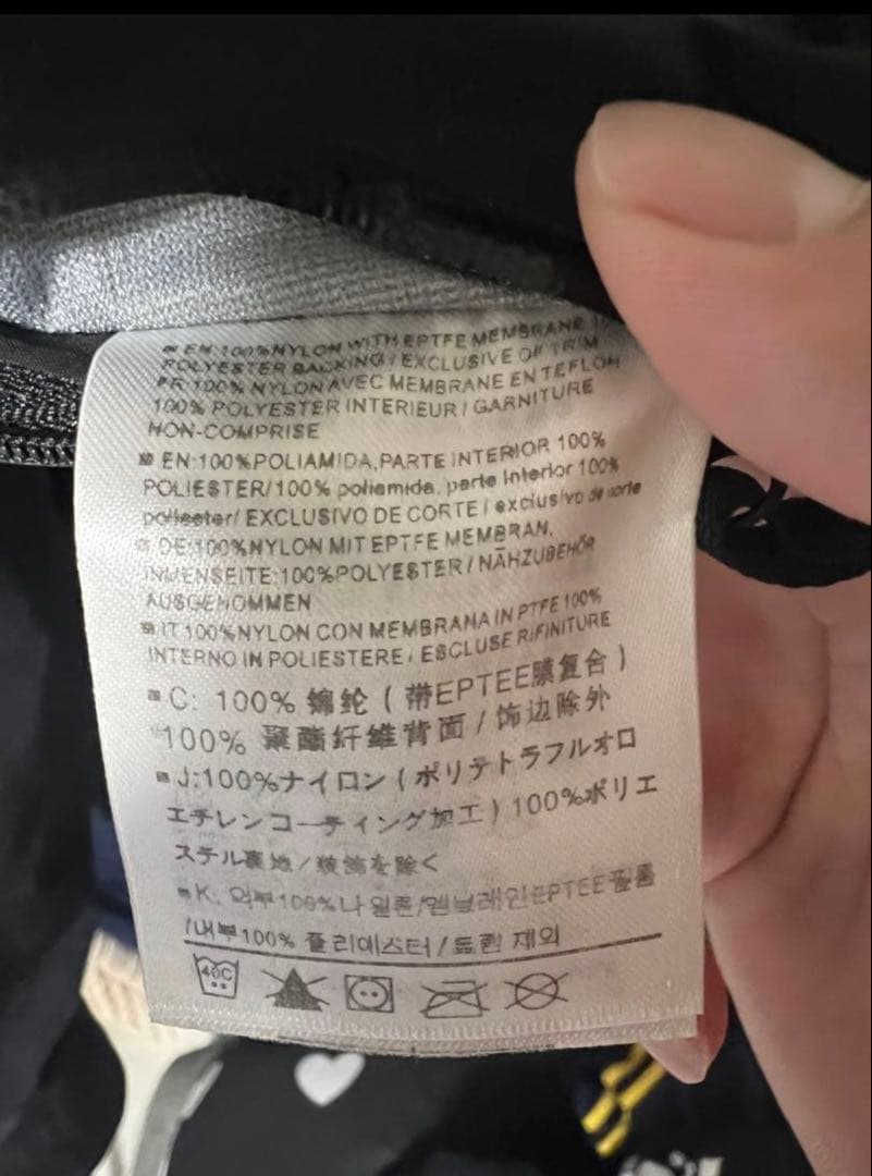 ARC'TERYX ブラック ジャケット M