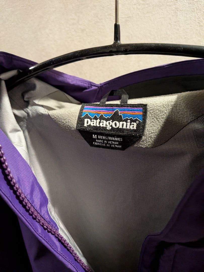 patagonia パープル ナイロンジャケット