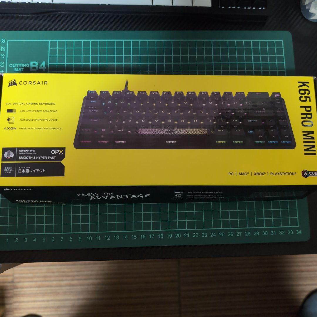 ほぼ新品 CORSAIR K65 PRO MINI 日本語光軸　おまけ付き