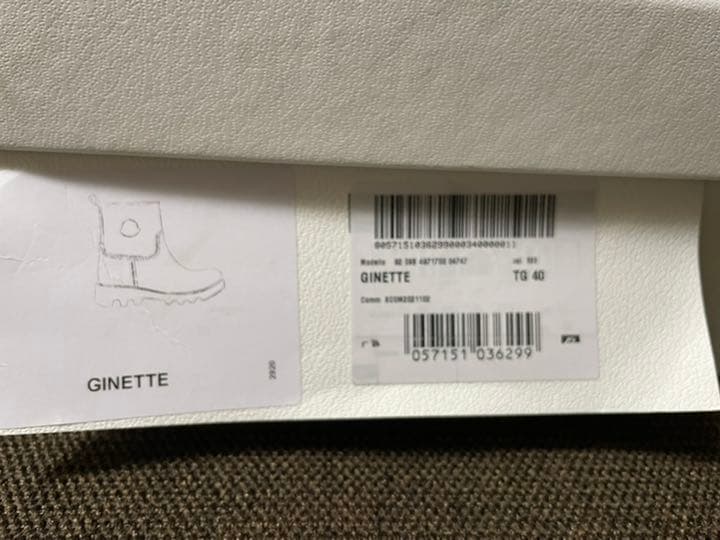 レインブーツ　モンクレール　カーキ　40サイズ　25センチ