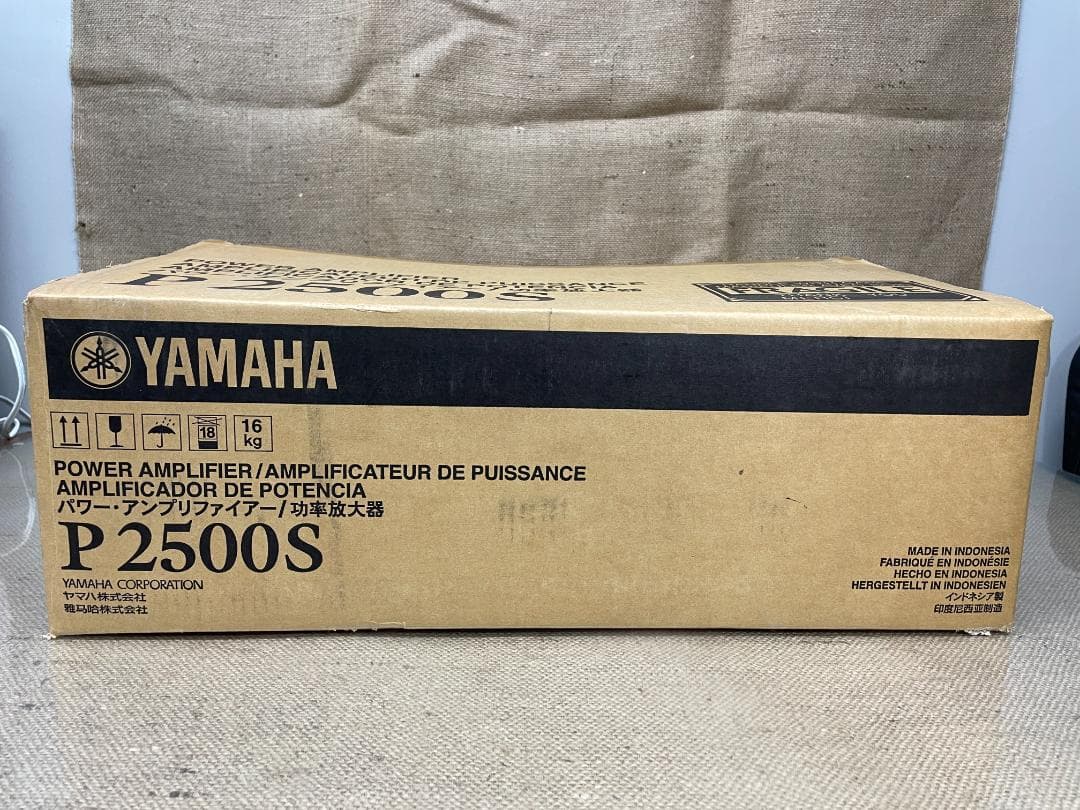 美品 ヤマハ YAMAHA P2500S パワーアンプ 動作確認済 完備品