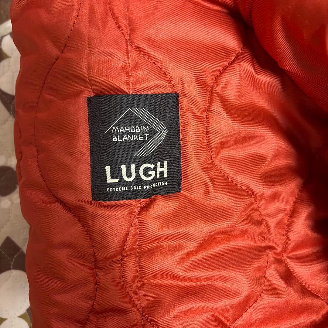 LUGH 魔法瓶ブランケット　赤いキルティングフード付きジャケット