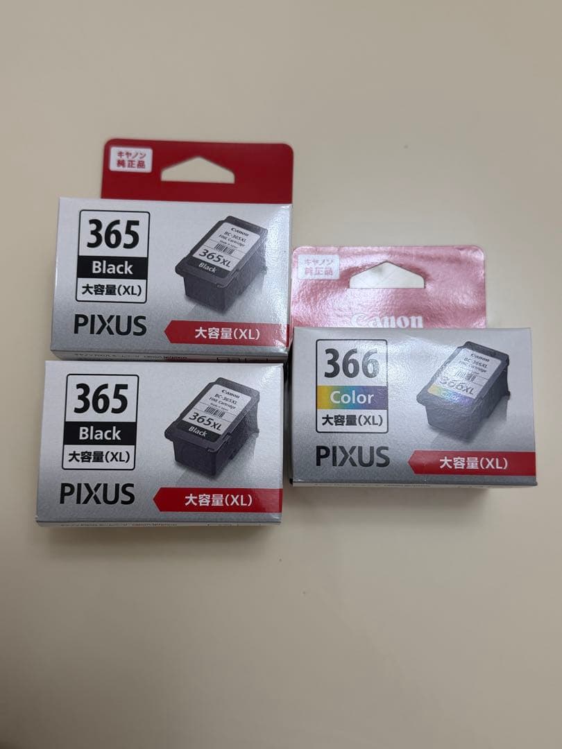 Canon 純正 インク カートリッジ 365 366 大容量 XL