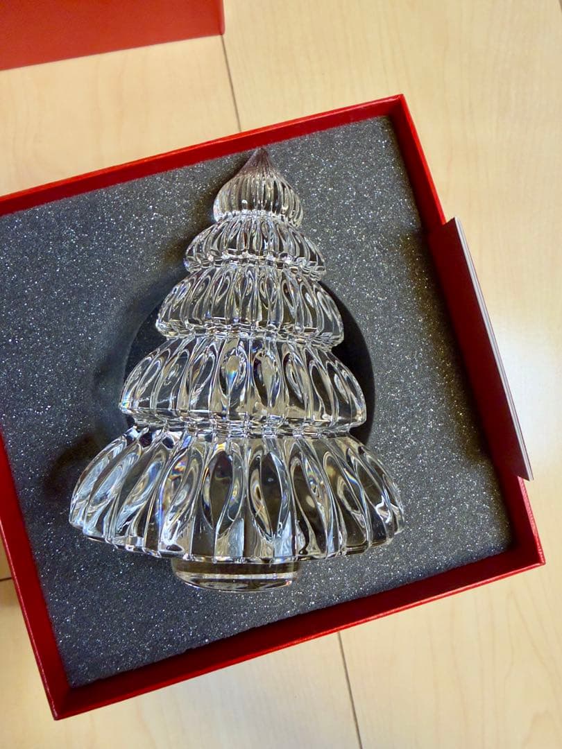 週末お値下げ【新品・未使用】バカラ クリスマスツリー エンチャンティング クリア