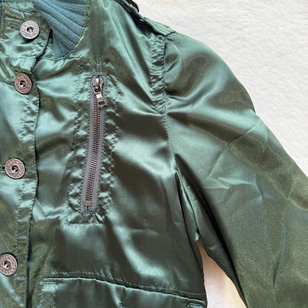 希少✨ ヒステリックグラマー スカジャン ブルゾンヒスガール 刺繍 グリーン